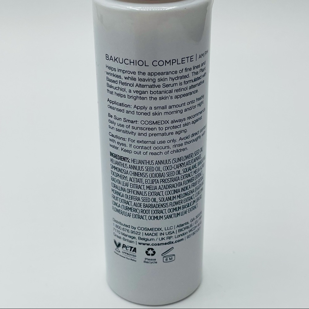 NEW Cosmedix Bakuchiol Complete Plant-Based Retinol Alternative Serum * - Picture 3 of 14